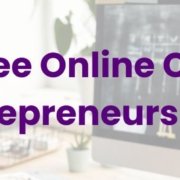 Free online courses for entrepreneurs